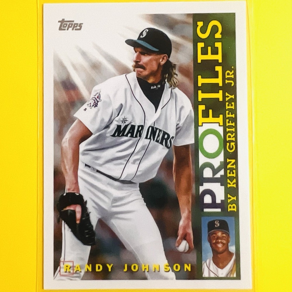 2026 Topps Series Ken Griffey Jr. Profiles Randy Johnson Seattle Mariners TP-25